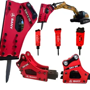 Genuine SANY Hydraulic Breaker Hammer for Excavator | Rock Breaker Attachment for SY215 SY365 thumbnail-3