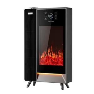 3D Atomized Fireplace Heater/Simulated Flame Steam Humidifier Fireplace Voice Remote Control Heater(Wechat:13510231336） thumbnail-1