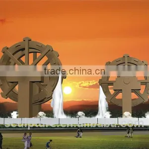 Waterwheel Fountain Sculpture thumbnail-1