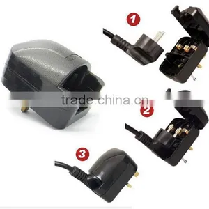 Super Reliable Home Appliance/Hospital/Factory EU Schuko Type C to UK Ireland Malaysia Type G Plug Travel Adapter Converter thumbnail-5