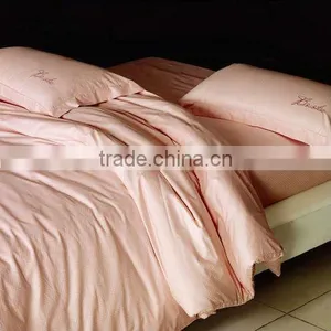 100% Cotton Hotel Bed Linen/flat Sheet/duvet Cover/pillow Case Purple Futon Cover thumbnail-1