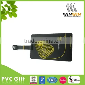 Advertising Johnnie Walker Shaped PVC Luggage Tag for Gift thumbnail-1