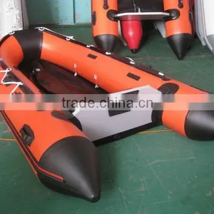 Hypalon/PVC CE 2012 Hot Selling Aluminum Floor Chase Boat 380 Inflatable Boat thumbnail-1