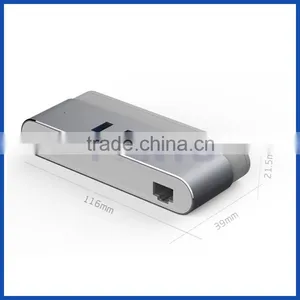 USB 3.0 to 3 Ports USB 3.0 Hub With RJ45 10/100/1000Mbps Gigabit Lan Adapter thumbnail-3