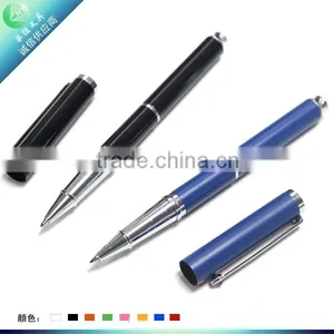 Black/Blue Metal Pen With LED Light Multi- Functions Roller Pen thumbnail-3
