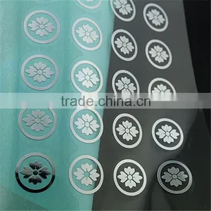 2014 Custom Metal Sivler Logo Gel Sticker thumbnail-1