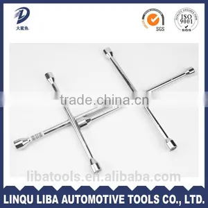 Carbon Steel Cross Rim Torque Wrench/4 Way Wheel Spanner thumbnail-4