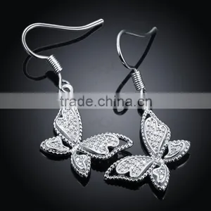2015 Latest Buttery Indian Gold Plated Fashion Earring Designs for Young Girls thumbnail-5