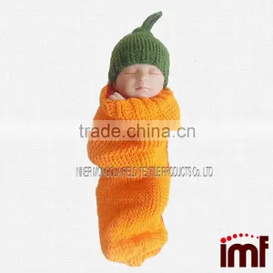 Pumpkin Cocoon Sleep Sack Sleep Bag ,Wrap ,Cashmere Wool Blanket thumbnail-1