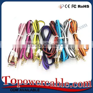2016 Premium Car Accessories AUX Audio Stereo Cables Cord Low Price in China thumbnail-1