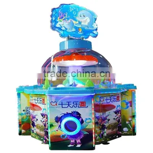 2106 Sinoarcade Nice Dedicated Gumball Claw Machine Game Amusement Park 4 Players Coin Operated Simulation Game Machine for Kids thumbnail-1