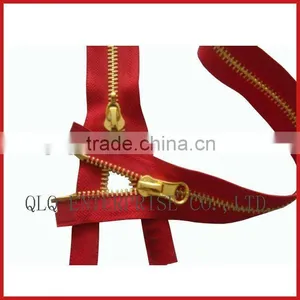 Open End Metal Finished Zipper thumbnail-1