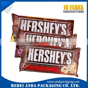 Quality Printing Flexible Plastic Bag Roll for Chocolate Energy Bar Packaging/snack Bar Packaging thumbnail-1