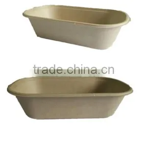 Bamboo Fiber 29oz Salad Box With Lid thumbnail-2