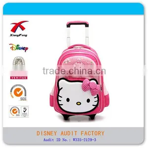 600D Polyester Printing Cheap Child School Trolley Bag thumbnail-6
