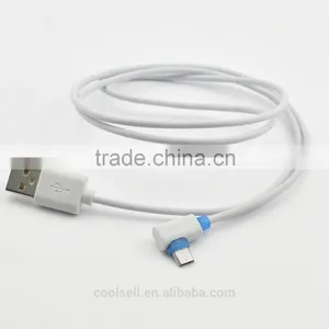 High Speed 90 Degree Micro Usb Charging Cable 90 Degree Right/left Angle USB Cable thumbnail-6