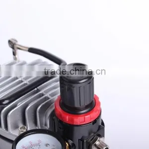 HSENG AF18-2 Mini Makeup Air Compressor Cake Tattoo thumbnail-3