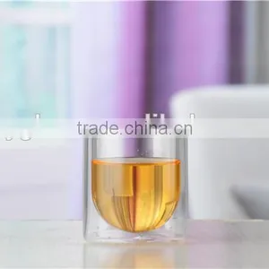 High End Double Wall Custom Glass Coffee Cups thumbnail-3