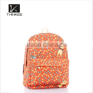 China Shop 2016 Hot Sale Amimal Full Print Rucksack School Backpack for Girls thumbnail-2