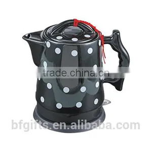 Enamel Kettle Set/ Ceramic LED Electric Kettle/ White High Quality Teapot Set/ 2015 New Design-3 thumbnail-6