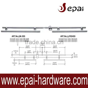 Horizontal Keeper Locking Ladder Pulls for Swing Door thumbnail-1