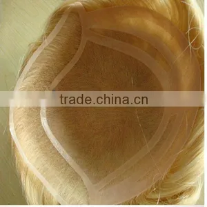 China Websites That Accept Paypal Men's Toupee for Black Men 100% Human Hair Toupee thumbnail-1