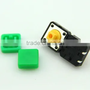 F0362 12*12*8.8mm Plastic Mini Tact Switch /tactile Switch/ Mini Touch Button Switch Cap Green thumbnail-1