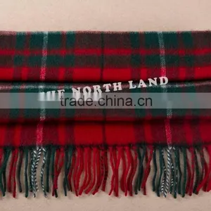 Wholesale Cheap Wool RedTartan Scarf WCS14112218 thumbnail-3