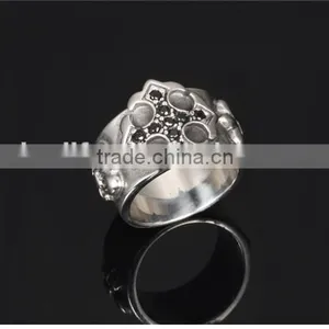 Wholesale Man Jewellery New Arrival 2016 316L Steel Cubic Zirconia Ring Men thumbnail-4