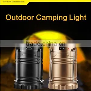 Portable&rechargeable Led Solar Camping Light With Cellphone Charger thumbnail-2