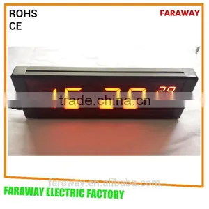 Light Sensor Led Kitchen Clock With Second thumbnail-2