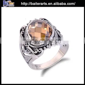 Elegant Antique Style Ring 925 Sterling Silver Antique Ring thumbnail-1
