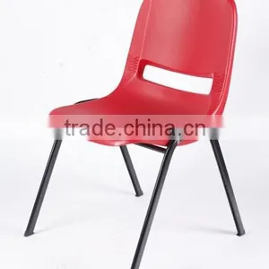 pp Seat Metal Leg Stackable Chair /school Chair (1022A) thumbnail-1