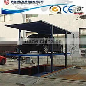 Pit Type 2 Level /3 Level 4 Post Car Parking Lift for Home Garage thumbnail-1
