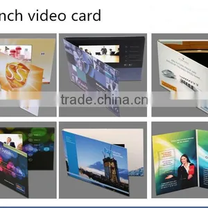 High-end Custom 2.4 "/2.8"/3.5"/5"/7"/10.1"video Card Digital Video Laptop Invitation E-card Gift CARDS thumbnail-2