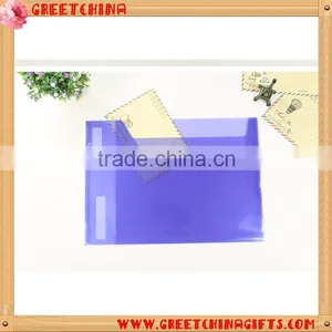 Promotional A4 Transparent Plastic Folder Documents Envelope Waterproof Bag thumbnail-1