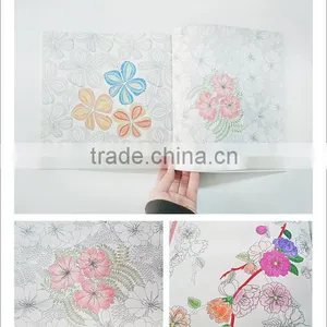 2015 Wholesale New Arrive Hand-painted Secret Garden Series Flower Coloring Books for Adult thumbnail-4