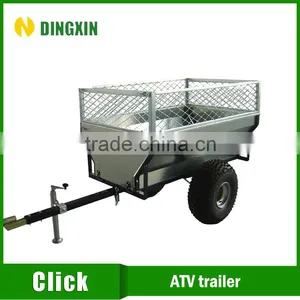 Small ATV Box Trailer With 300mm Height Cage thumbnail-1