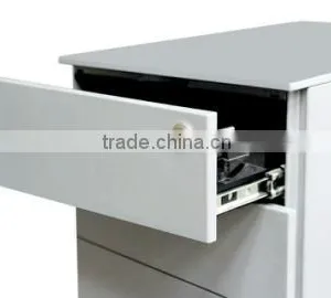 3 Drawer Steel Mobile Storage Cabinet Under Desk Pedestal thumbnail-5