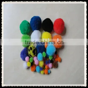 Factory Supply Pom Poms With Assorted Size for Kids Diy or Decoration thumbnail-1