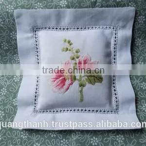 Hand Embrodery Lavender Bag,hand Embroidery Lavender Sachet thumbnail-1