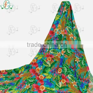 Elegant!!!Hotting Sale 4 Way Stretch Tropical Or Beach Theme Print Elastane Beachwear Fabric thumbnail-2