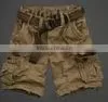 2016 Summer Fashion Heavy Cotton Cargo Shorts Heavy Washed thumbnail-2