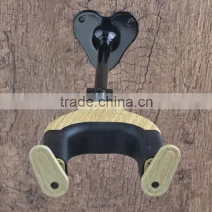 Auto Lock Wall Hanger Type Wooden Guitar Hanger thumbnail-2