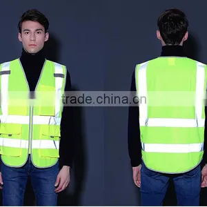 Wholesale Traffic High Visiblity Reflective Vest thumbnail-2