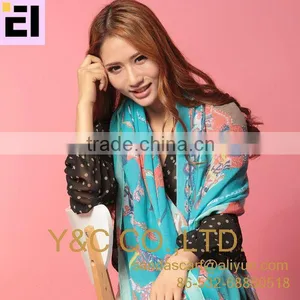 Women High Quality Fashion Printing All March Long Scarf/Shawl thumbnail-4
