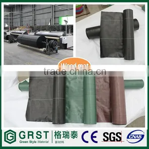 China Black Green PP Woven Weed Barrier,plastic Ground Cover,weed Mat thumbnail-4