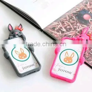 2013 the Most Lovely New Rabbit Design Silicone Mobile Phone Case thumbnail-1