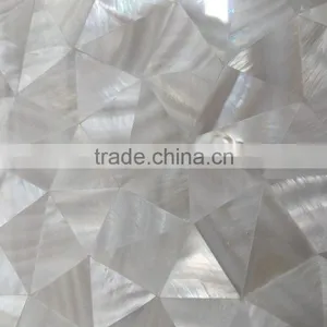 Freshwater Shell Mosaic Irregular Crazy Pattern for Interior Decoration thumbnail-1