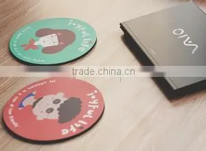 Lovely Round Shape Hot-selling Anti-slip Mouse Pad, Mouse Mat thumbnail-1